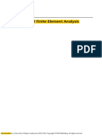 Geotechnical Finite Element Analysis