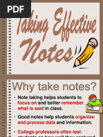 Five Phases of Focused Note-Taking | PDF | Learning | Inquiry