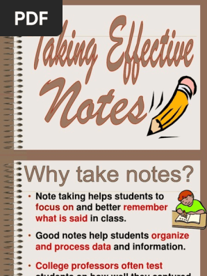 MPU 1223 - Effective Note Taking