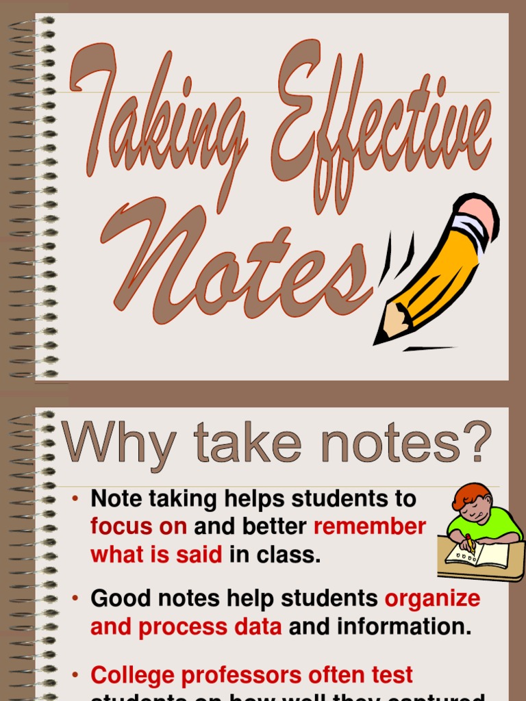 Effective Note-Taking Strategies | PDF | Advertising | Writing