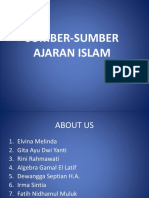 Sumber-sumber Ajaran Islam