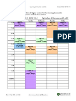 AgBio Learning Community 3 Schedule (AB03)