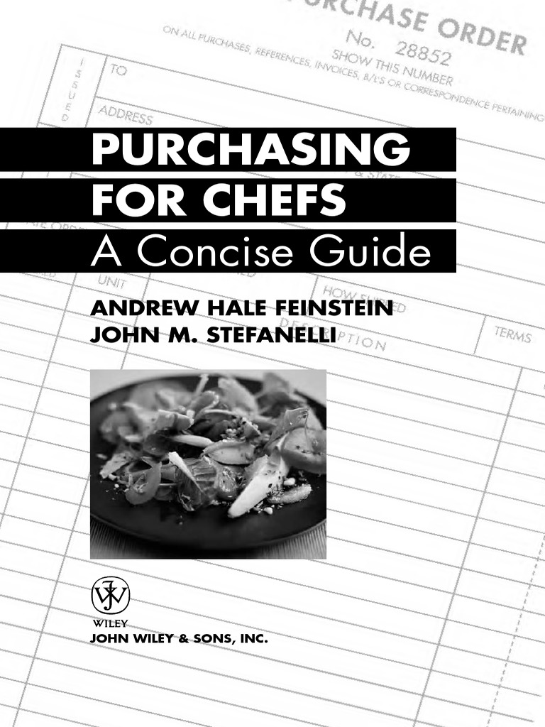 Purchasing Handbook Pdf Pdf Menu Restaurants