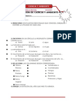 Evaluación de Ciencia y Ambiente