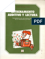 Rodríguez Jorrín. Entrenamiento Auditivo y Lectura. Tratamiento de Las Dificultades Lectoras PDF
