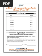 IIT JEE Main Advnaced Inorganic Chemistry 11th N&O Family PDF