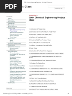 Chemical Engineering Projects List For Final Year | PDF | Polymers ...