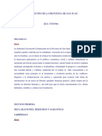 Constitución de La Provincia de San Juan PDF