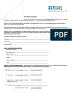 Authorization Form Template - For Candidates