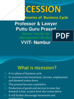 General Theories of Business Cycle Gp1 by Professor & Lawyer Puttu Guru Prasad