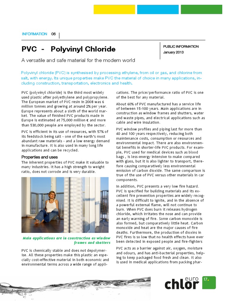 PVC: A Sustainable Material Overview | PDF | Polyvinyl Chloride ...