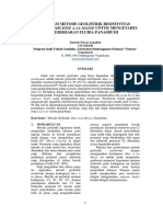 Aplikasi Metode Geolistrik Resistivitas Konfigurasi Mise A La Masse Untuk Mengetahui Persebaran Fluida Panasbumi