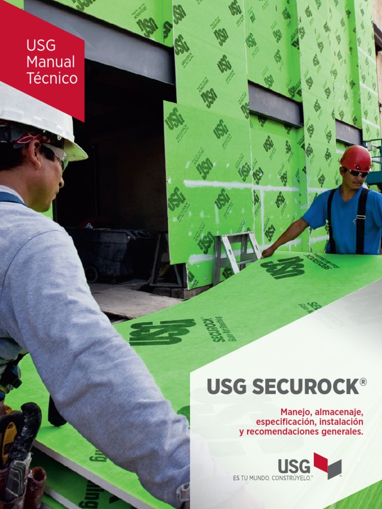 Manual Tecnico Securock PDF | PDF | Tornillo | Medios de arte