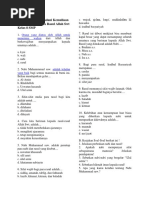 Download Soal Agama Kelas 8 SMP by NURUL HIDAYAH SN360865151 doc pdf