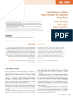 Las Úlceras Por Presión Como Problema de Seguridad Del Paciente