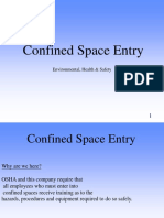 Confined Space Entry: Environmental, Health & Safety