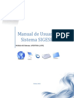 Manual de Usuario Sistema SIGESP Apertura