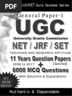 Download QuickNET UGC NET Paper1 6000MCQs SureSuccessSeries by masood SN360869767 doc pdf