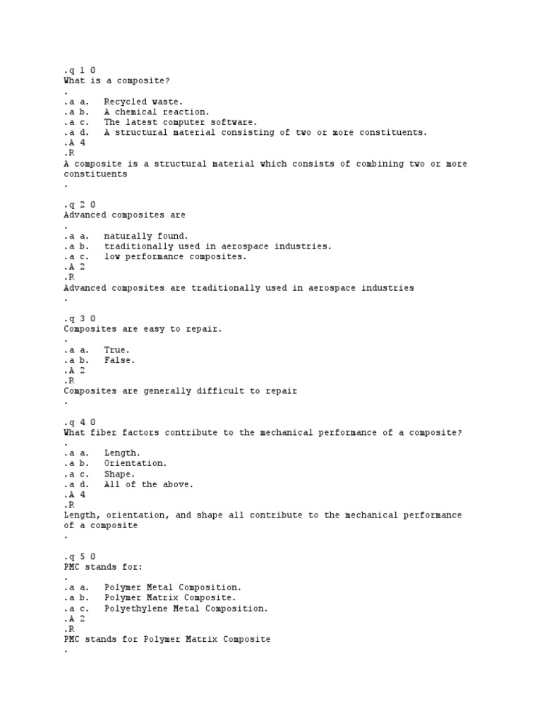 Comprehensive Guide to Composite Materials | PDF | Composite Material ...