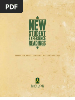 Download Baylor University New Student Experience Readings by Chris Holmes SN36087385 doc pdf