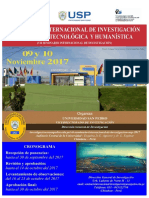 Afiche Del II Siictyh-usp-2017