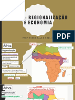 África - Regionalização e economia 2017
