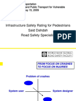 Infrastructure Safety Rating For Pedestrians Said Dahdah Road Safety Specialist