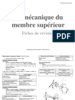 Biomécanique Du MS - Fiche de Révision