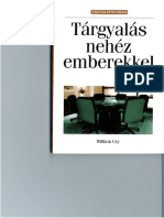 William Ury Targyalas Nehez Emberekkel PDF