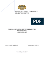 Osnovni Konstruktivni Elementi U Arhitekturi