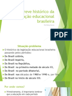 Breve Histórico Da Legislação Educacional Brasileira [Salvo Automaticamente]