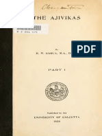 The AJIVIKAS By Beni Madhab Barua Published by The University of Calcutta - 1920