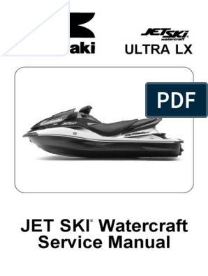Kawasaki JetSki Watercraft ULTRA LX JT C7.8.9F ' A '