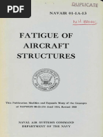 Fatigue of Aircraft Structures