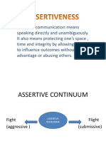 Assertiveness Project