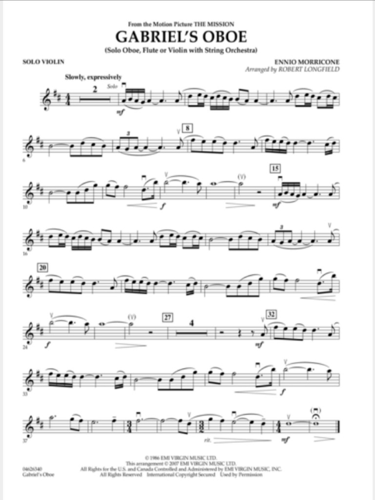 Gabriel Oboe PDF