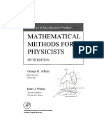 Mathematical Methods For Physicists 5th Ed Arfken Solution PDF