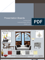 Presentation Boards: Constance Loran Residential Design I - INTA212 October 3, 2017