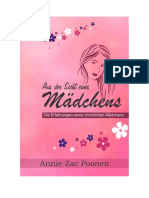 Aus Sicht Eines Mädchens - Annie Poonen