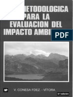 Guia Metodologica para La Evaluacion Del Impacto Ambiental PDF