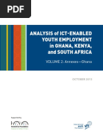 Analysis of Ict-Enabled Youth Employment in Ghana Annex