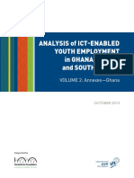 Analysis of Ict-Enabled Youth Employment in Ghana Annex