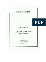 University of Mississippi D Line Drills