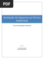 Avaliação de Impactos Na Perícia Ambiental