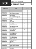 Plan Capacitaciones Gloria