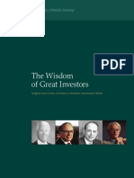 Wisdom of Great Investors