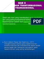 Kep Tranformasional Dan Transaksional