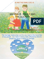 Marriage Family and Society