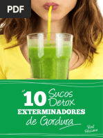 10 Sucos Exterminadores de Gordura YY