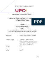 Monografia Agrario Deforestacion Reforestacion